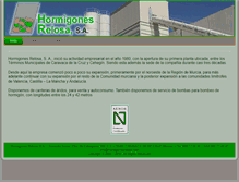 Tablet Screenshot of hormigonesrelosa.com